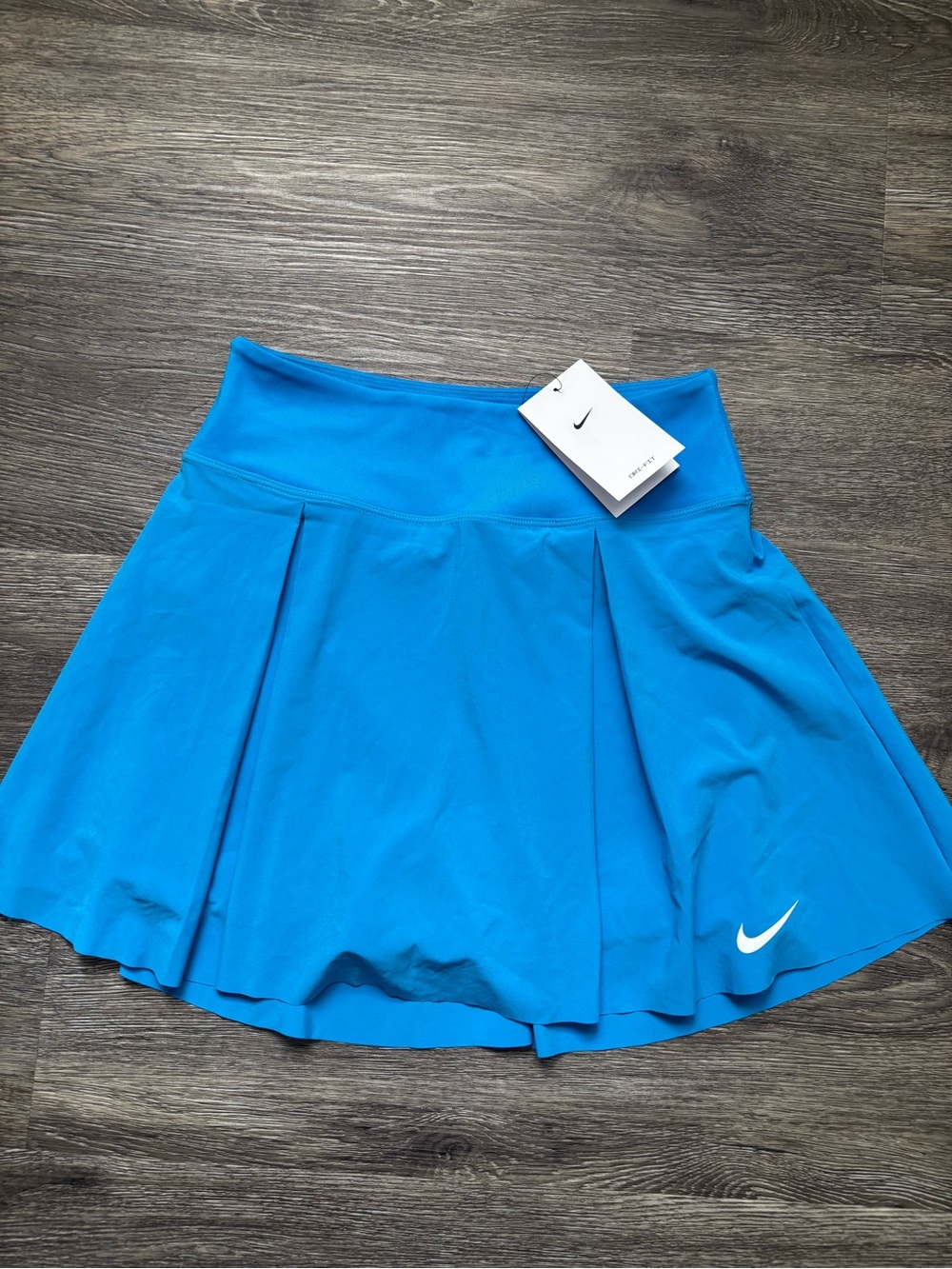 Nike Women’s Bright Blue Circle Skirt with Swoosh